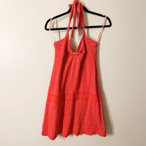 Pink Polka Dot Cotton Sundress American Eagle